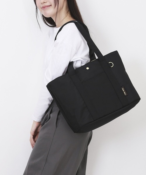 Legato Largo（レガートラルゴ）の「Legato Largo 簡探バッグ A4トート（トートバッグ・レディース・マスタード/ネイビー/グレー系その他/ブラック・FREE）」の12枚目の写真