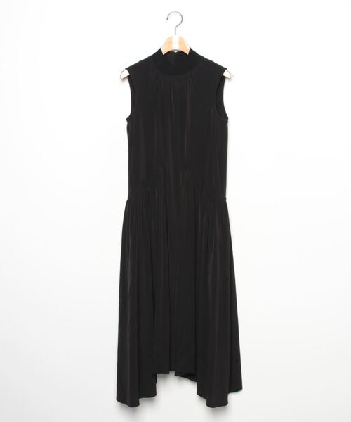 LANVINノースリーブワンピース LANVIN en Bleu ワンピース デニムノースリーブワンピース