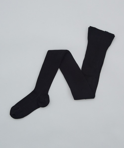 MARCOMONDE（マルコモンド）の「【MARCOMONDE】cotton tights コットンタイツ 240N2/1CO2-T（タイツ/ストッキング・レディース・ライトグレー/レッド/ブラック・FREE）」の3枚目の写真