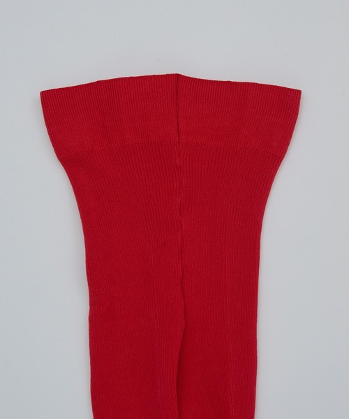 MARCOMONDE（マルコモンド）の「【MARCOMONDE】cotton tights コットンタイツ 240N2/1CO2-T（タイツ/ストッキング・レディース・ライトグレー/レッド/ブラック・FREE）」の6枚目の写真