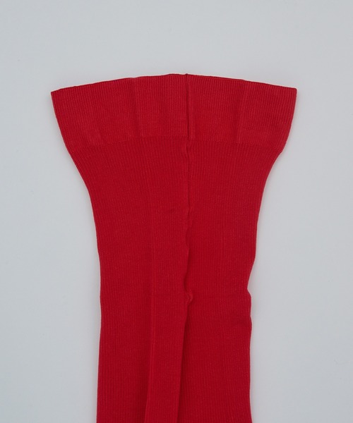 MARCOMONDE（マルコモンド）の「【MARCOMONDE】cotton tights コットンタイツ 240N2/1CO2-T（タイツ/ストッキング・レディース・ライトグレー/レッド/ブラック・FREE）」の7枚目の写真