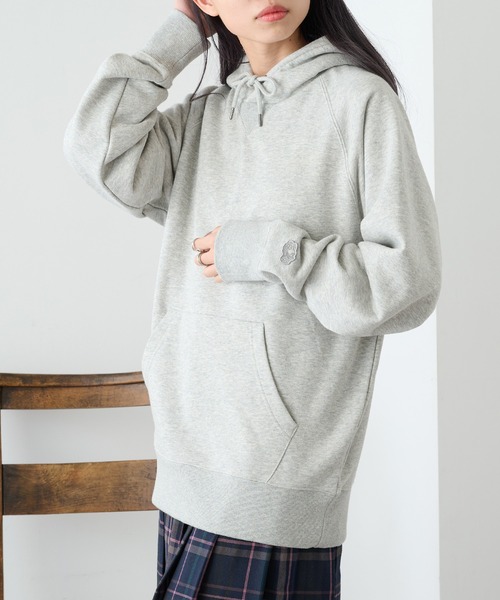 FRUIT OF THE LOOM（フルーツオブザルーム）の「【FRUIT OF THE LOOM】BASIC SWEAT HOODIE  無地 スウェット ギフト プレゼント（パーカー・レディース・ブラック/ネイビー/アイボリー/グレー・XL/L/M/S）」の19枚目の写真