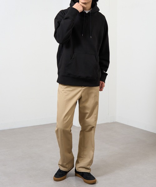 FRUIT OF THE LOOM（フルーツオブザルーム）の「【FRUIT OF THE LOOM】BASIC SWEAT HOODIE  無地 スウェット ギフト プレゼント（パーカー・レディース・ブラック/ネイビー/アイボリー/グレー・XL/L/M/S）」の6枚目の写真