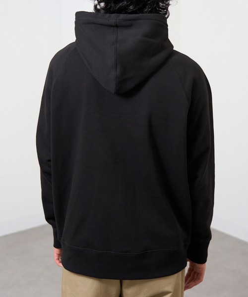 FRUIT OF THE LOOM（フルーツオブザルーム）の「【FRUIT OF THE LOOM】BASIC SWEAT HOODIE  無地 スウェット ギフト プレゼント（パーカー・レディース・ブラック/ネイビー/アイボリー/グレー・XL/L/M/S）」の5枚目の写真