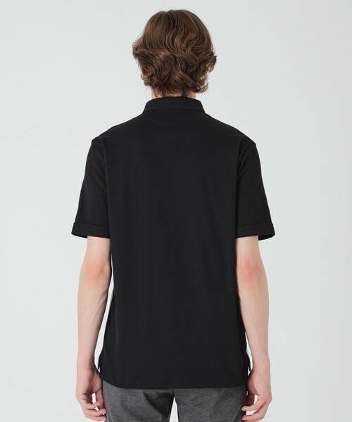 BLACK LABEL CRESTBRIDGE（ブラックレーベル・クレストブリッジ）の「ストライプパッチワークポロシャツ（ポロシャツ・メンズ・ネイビー/オフホワイト/ブルー/ブラック・M/L/XL）」の12枚目の写真