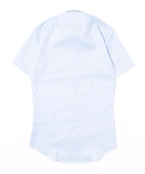 TOKYO SHIRTS（トウキョウシャツ）の「【超形態安定】 形態安定ノンアイロン ボタンダウン 半袖ビジネスワイシャツ（ビジネスシャツ・メンズ・ブルー・首回り39cm/首回り41cm/首回り42cm/首回り43cm/首回り37cm）」の7枚目の写真