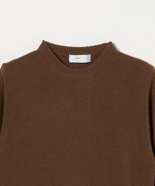 TOGA PULLA（トーガ　プルラ）の「＜TOGA PULLA＞レースヘム ニット ワンピース（ワンピース・レディース・ブラウン系/ネイビー・36）」の11枚目の写真