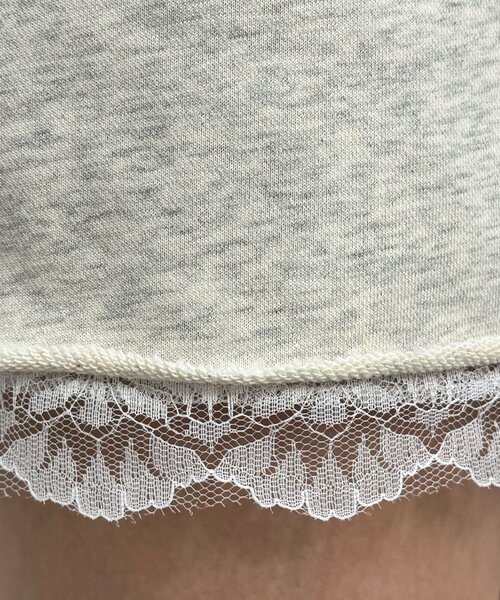 CIAOPANIC(チャオパニック)の「【neutral】スウェットレースミニスカート(スカート・レディース・グレー/アイボリー/チャコールグレー・FREE)」の16枚目の写真