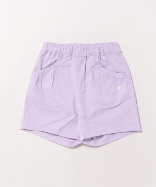 HAKKA KIDS（ハッカキッズ）の「ストレッチツイルショート丈パンツ（その他パンツ・キッズ・サックスブルー/オフホワイト/イエロー/パープル/ピンク・100cm/110cm/120cm/130cm）」の3枚目の写真