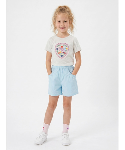 HAKKA KIDS(ハッカキッズ)の「ストレッチツイルショート丈パンツ(その他パンツ・キッズ・サックスブルー/オフホワイト/イエロー/パープル/ピンク・100cm/110cm/120cm/130cm)」の10枚目の写真