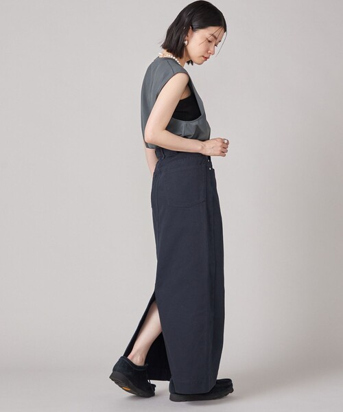 SHIPS(シップス)の「SHIPS NINE CASE:ロゴ ノースリーブ TEE(Tシャツ/カットソー・レディース・ダークグレー/オレンジ・ONE SIZE)」の10枚目の写真