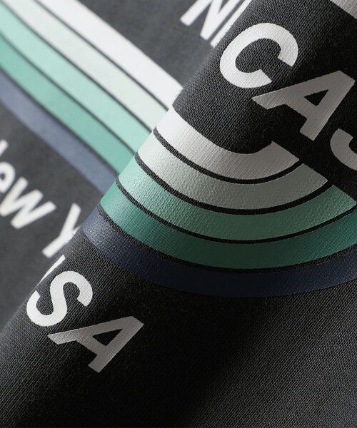 SHIPS(シップス)の「SHIPS NINE CASE:ロゴ ノースリーブ TEE(Tシャツ/カットソー・レディース・ダークグレー/オレンジ・ONE SIZE)」の3枚目の写真