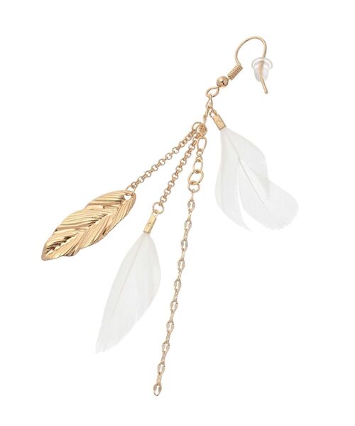 MERCURYDUO（マーキュリーデュオ）の「フェザーピアス（ピアス（両耳用）・レディース・ゴールド・FREE）」の4枚目の写真