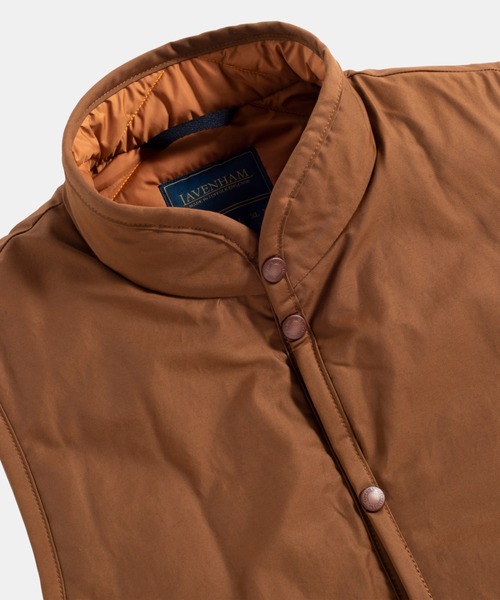 LAVENHAM(ラベンハム)の「Outline Mickfield Mens / アウトライン ミックフィールド メンズ - 126:Brick(ベスト・メンズ・レンガ・M/L/XL/S)」の5枚目の写真