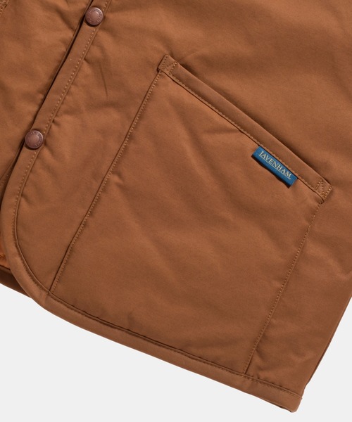 LAVENHAM(ラベンハム)の「Outline Mickfield Mens / アウトライン ミックフィールド メンズ - 126:Brick(ベスト・メンズ・レンガ・M/L/XL/S)」の4枚目の写真
