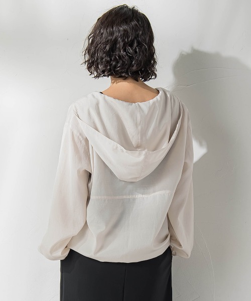 セール】梅雨時期も安心、撥水パーカー≪洗濯機で洗える≫（パーカー