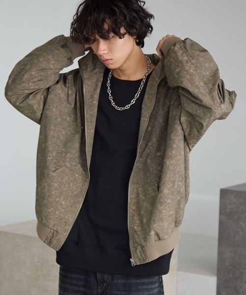 PBLIM（ページボーイリム）の「《UNISEX》アソートフードブルゾン（ブルゾン・レディース・レオパード/グリーン系その他・MEDIUM/LARGE）」の10枚目の写真