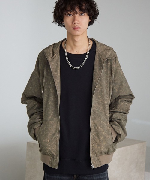 PBLIM（ページボーイリム）の「《UNISEX》アソートフードブルゾン（ブルゾン・レディース・レオパード/グリーン系その他・MEDIUM/LARGE）」の11枚目の写真
