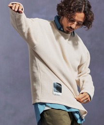 Jih Nunc | mn3149-畔編みウールMIXニットソー(ニット/セーター)