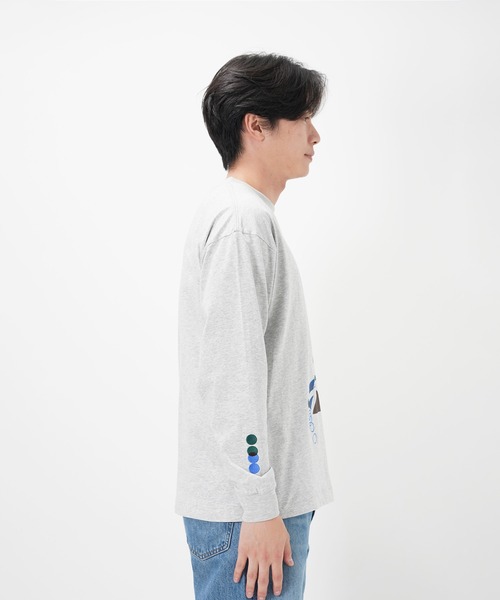 Common Noun(コモン ナウン)の「“CAT”&“DOG” Hiroki Nishiyama 天竺ロンT(Tシャツ/カットソー・レディース・グレー/ホワイト・M/L/XL)」の18枚目の写真