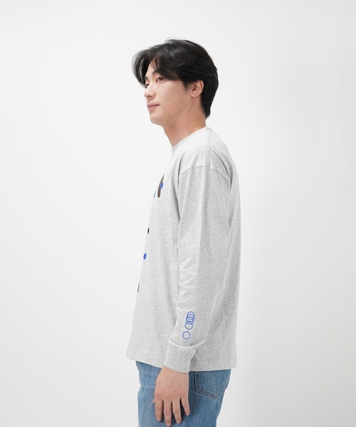 Common Noun(コモン ナウン)の「“CAT”&“DOG” Hiroki Nishiyama 天竺ロンT(Tシャツ/カットソー・レディース・グレー/ホワイト・M/L/XL)」の17枚目の写真
