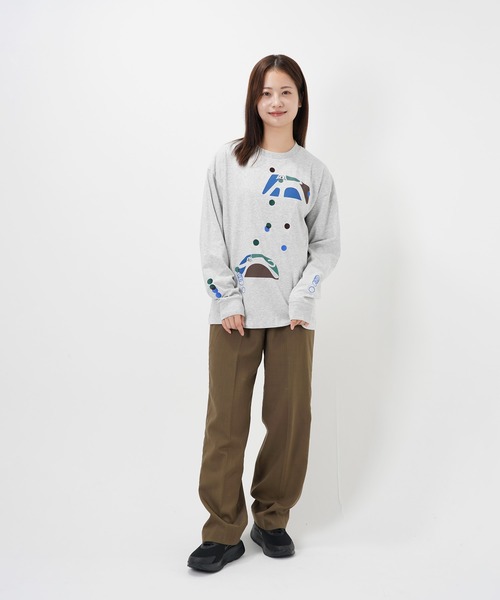 Common Noun(コモン ナウン)の「“CAT”&“DOG” Hiroki Nishiyama 天竺ロンT(Tシャツ/カットソー・レディース・グレー/ホワイト・M/L/XL)」の22枚目の写真