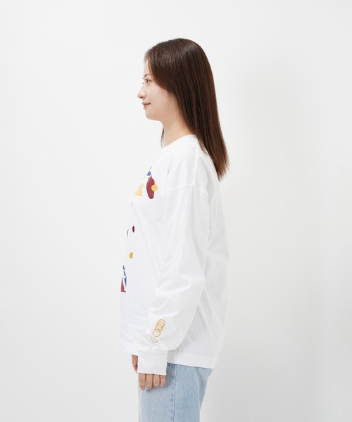 Common Noun(コモン ナウン)の「“CAT”&“DOG” Hiroki Nishiyama 天竺ロンT(Tシャツ/カットソー・レディース・グレー/ホワイト・M/L/XL)」の5枚目の写真