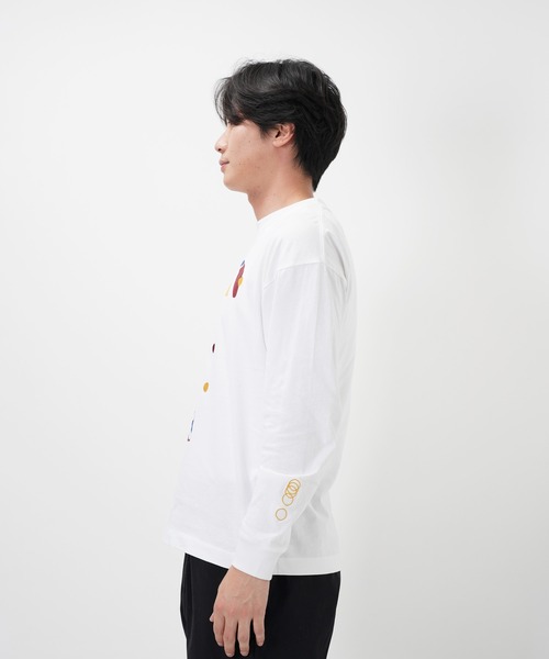 Common Noun(コモン ナウン)の「“CAT”&“DOG” Hiroki Nishiyama 天竺ロンT(Tシャツ/カットソー・レディース・グレー/ホワイト・M/L/XL)」の9枚目の写真
