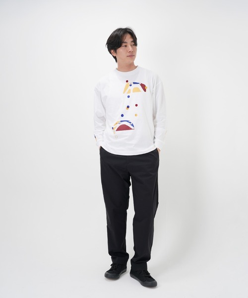 Common Noun(コモン ナウン)の「“CAT”&“DOG” Hiroki Nishiyama 天竺ロンT(Tシャツ/カットソー・レディース・グレー/ホワイト・M/L/XL)」の21枚目の写真