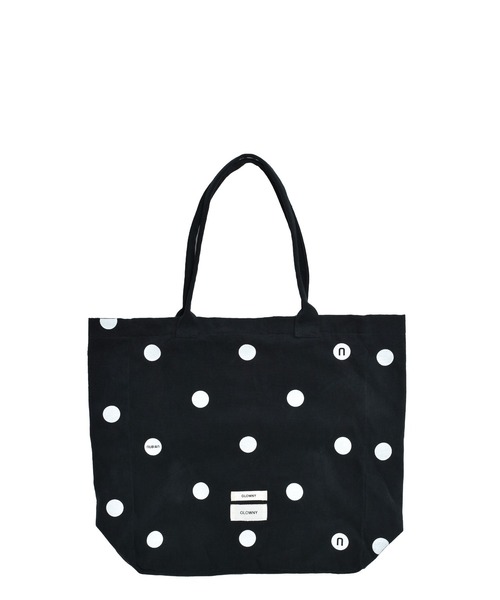 GLOWNY（グロウニ―）の「G COTTON TOTE BAG(EXCLUSIVE)（トートバッグ・レディース・ブラック/ホワイト・OS）」の2枚目の写真