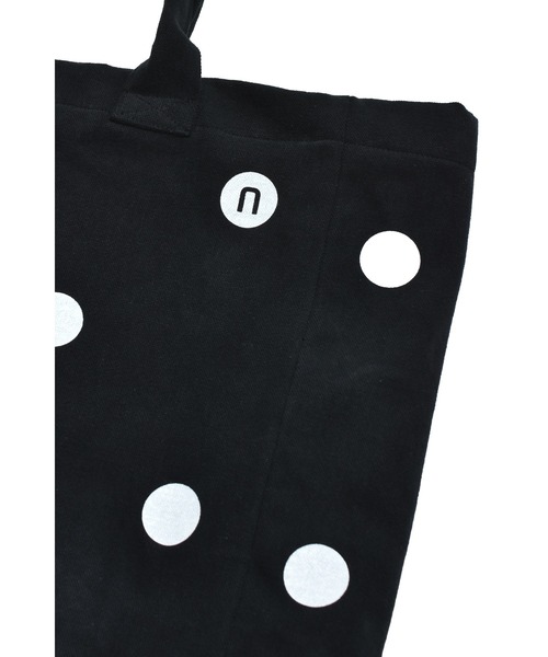 GLOWNY（グロウニ―）の「G COTTON TOTE BAG(EXCLUSIVE)（トートバッグ・レディース・ブラック/ホワイト・OS）」の6枚目の写真