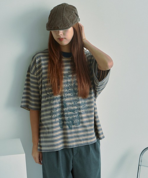 BLANK　（ブランク）の「American casual hunting cap / アメカジ ハンチングキャップ（ハンチング/ベレー帽・レディース・ホワイト/ブラウン/グレー・FREE）」の19枚目の写真