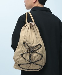 SAKAZEN（サカゼン）の「WOODENDOLL ストラップ付 ナイロン ナップザック ミニリュック（バックパック/リュック）」