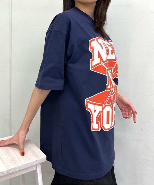 RGY（アールジーワイ）の「【RGY】NEWYORK ビッグシルエットTシャツ（Tシャツ/カットソー・メンズ・ネイビー/ホワイト/ブラック・LARGE/MEDIUM）」の20枚目の写真