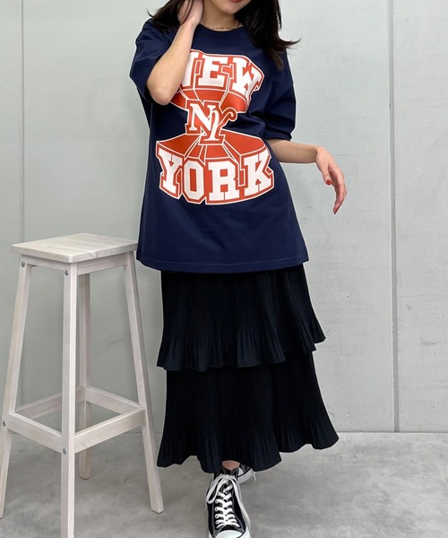 RGY（アールジーワイ）の「【RGY】NEWYORK ビッグシルエットTシャツ（Tシャツ/カットソー・メンズ・ネイビー/ホワイト/ブラック・LARGE/MEDIUM）」の21枚目の写真