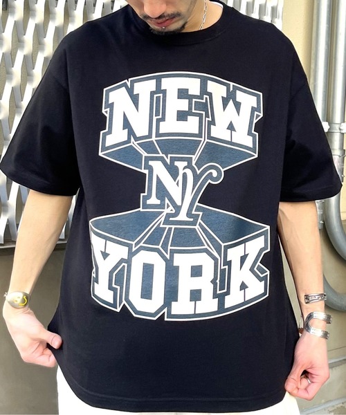 RGY（アールジーワイ）の「【RGY】NEWYORK ビッグシルエットTシャツ（Tシャツ/カットソー・メンズ・ネイビー/ホワイト/ブラック・LARGE/MEDIUM）」の8枚目の写真