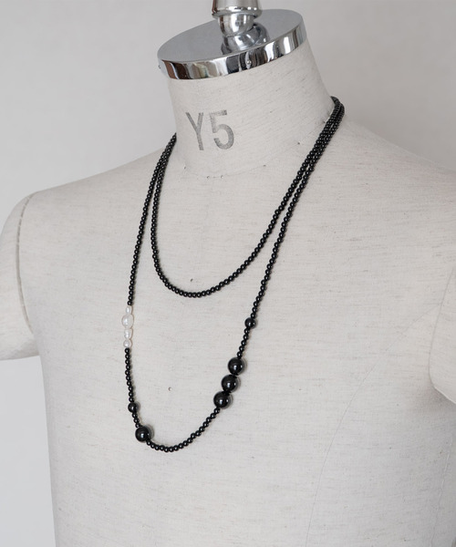 SENTI センティ / NATURAL STONE NECKLACE&BRACELET 天然石オニキス