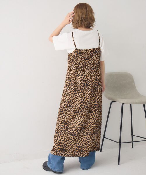 RETRO GIRL（レトロガール）の「アソートキャミOP（ワンピース・レディース・ブラック系その他/レオパード/ホワイト系その他・FREE）」の9枚目の写真