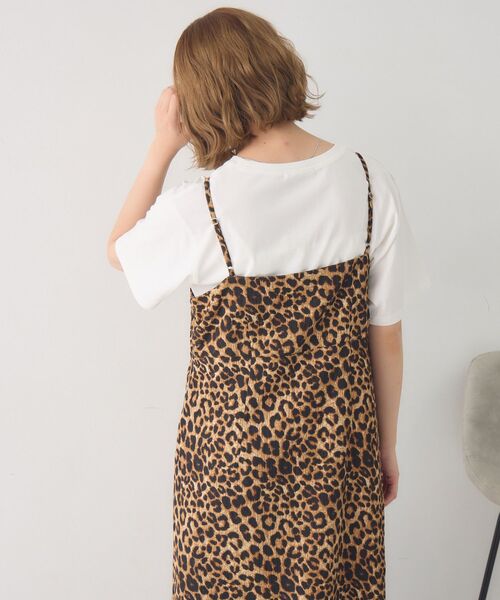 RETRO GIRL（レトロガール）の「アソートキャミOP（ワンピース・レディース・ブラック系その他/レオパード/ホワイト系その他・FREE）」の13枚目の写真