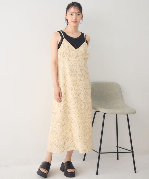 RETRO GIRL（レトロガール）の「アソートキャミOP（ワンピース・レディース・ブラック系その他/レオパード/ホワイト系その他・FREE）」の14枚目の写真