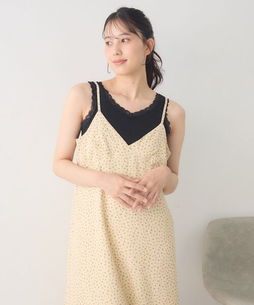 RETRO GIRL（レトロガール）の「アソートキャミOP（ワンピース・レディース・ブラック系その他/レオパード/ホワイト系その他・FREE）」の18枚目の写真