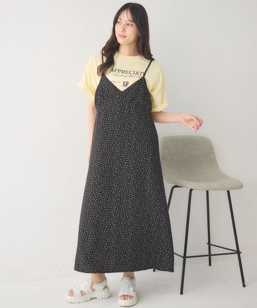 RETRO GIRL（レトロガール）の「アソートキャミOP（ワンピース・レディース・ブラック系その他/レオパード/ホワイト系その他・FREE）」の22枚目の写真