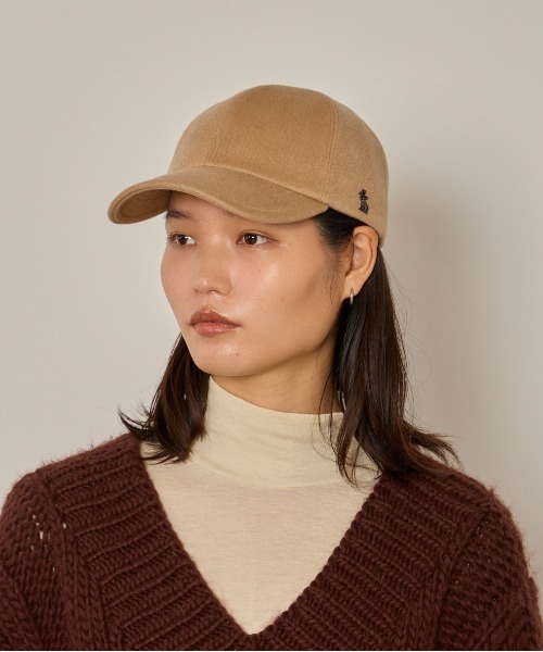 arth（アース）の「arth  Cashmere Cap / アース（キャップ・メンズ・ブラック/グレー/ネイビー/ベージュ・57~59cm）」の4枚目の写真
