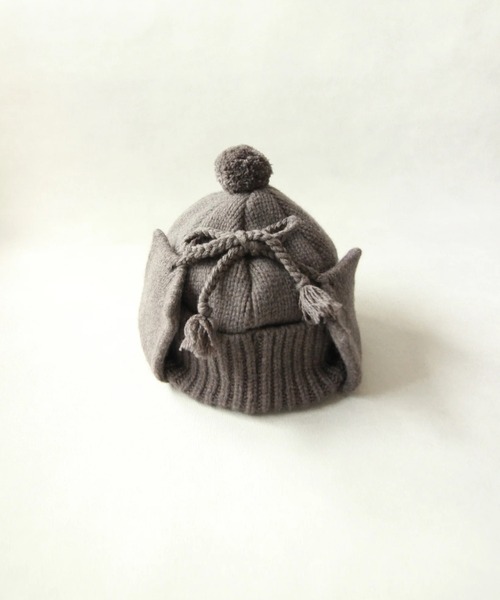 Nine Tailor(ナインテイラー)の「Nine Tailor Stalk Flap Watch (N-1318)(ニットキャップ/ビーニー・メンズ・ブラック/チャコールグレー・FREE)」の10枚目の写真