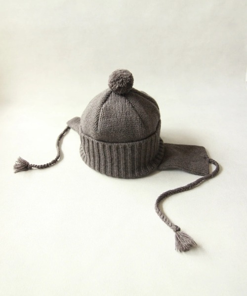 Nine Tailor(ナインテイラー)の「Nine Tailor Stalk Flap Watch (N-1318)(ニットキャップ/ビーニー・メンズ・ブラック/チャコールグレー・FREE)」の13枚目の写真