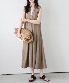 新品未使用タグ付きCOHINAシルキータフタドッキングワンピース シルキータフタドッキングワンピース｜小柄・低身長女性向け