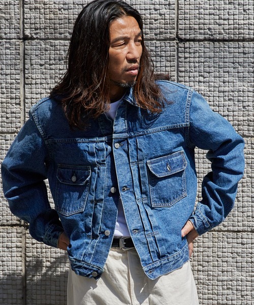 orSlow(オアスロウ)の「orSlow/オアスロウ TYPE2 1950'S DENIM JACKET USED WASH デニムジャケット 2026年 夏 夏服 秋服(デニムジャケット・メンズ・ブルー・4/3/2)」の8枚目の写真