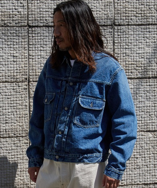 orSlow(オアスロウ)の「orSlow/オアスロウ TYPE2 1950'S DENIM JACKET USED WASH デニムジャケット 2026年 夏 夏服 秋服(デニムジャケット・メンズ・ブルー・4/3/2)」の10枚目の写真