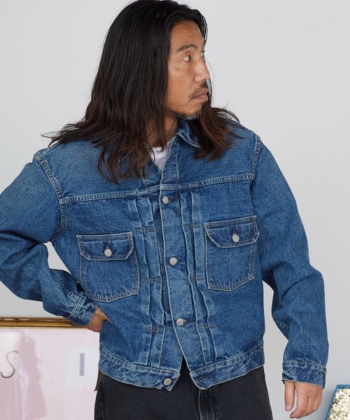 orSlow(オアスロウ)の「orSlow/オアスロウ TYPE2 1950'S DENIM JACKET USED WASH デニムジャケット 2026年 夏 夏服 秋服(デニムジャケット・メンズ・ブルー・4/3/2)」の20枚目の写真
