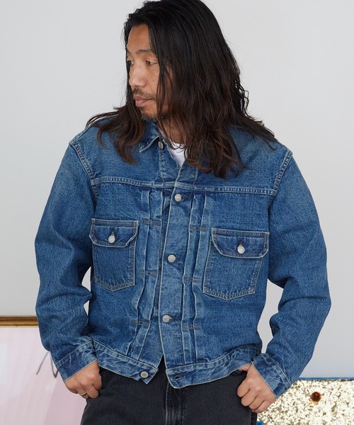 orSlow(オアスロウ)の「orSlow/オアスロウ TYPE2 1950'S DENIM JACKET USED WASH デニムジャケット 2026年 夏 夏服 秋服(デニムジャケット・メンズ・ブルー・4/3/2)」の19枚目の写真